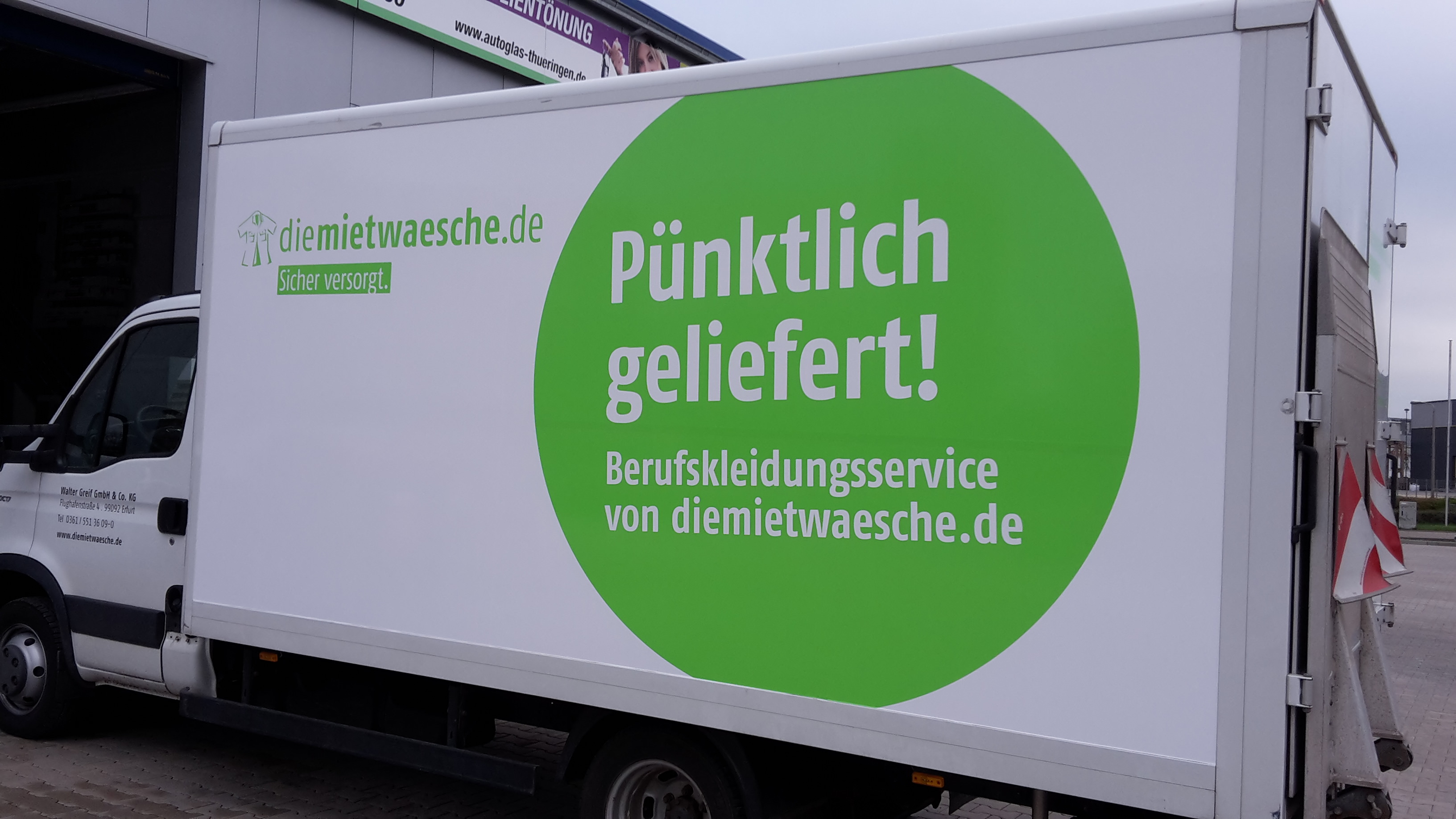 Fahrzeugbeschriftung diemietwaesche.de